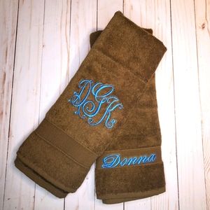 Personalized hand towels